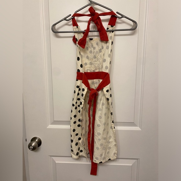 Retro Polka Dot Apron - Picture 2 of 2